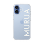 Slim Protection Case［ MURUA - Logo - White ］