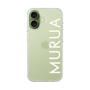 Slim Protection Case［ MURUA - Logo - White ］