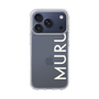 Slim Protection Case［ MURUA - Logo - White ］