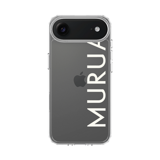 Slim Protection Case［ MURUA - Logo - White ］