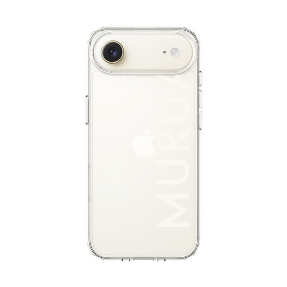 Slim Protection Case［ MURUA - Logo - White ］