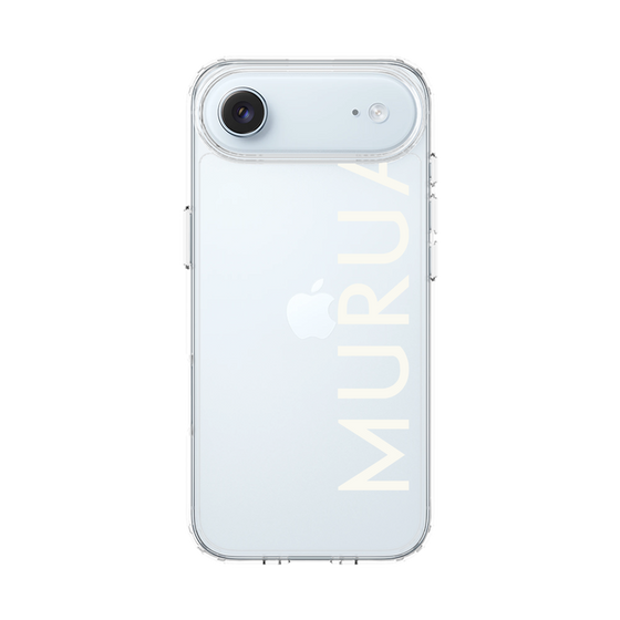 Slim Protection Case［ MURUA - Logo - White ］