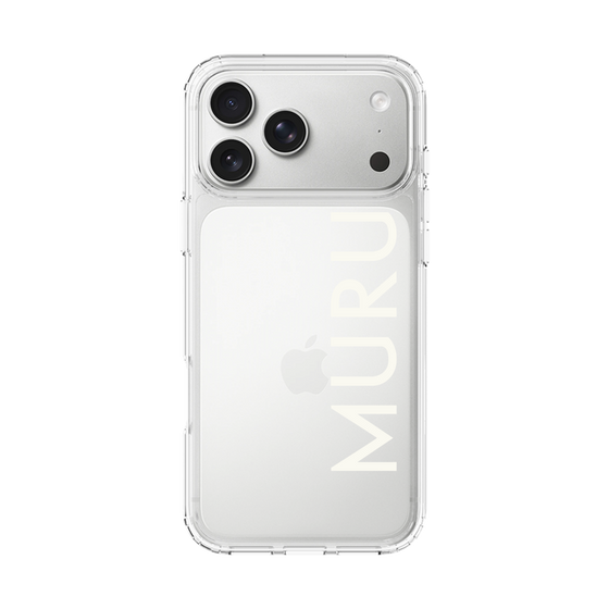 Slim Protection Case［ MURUA - Logo - White ］