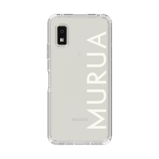 Slim Protection Case［ MURUA - Logo - White ］