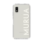 Slim Protection Case［ MURUA - Logo - White ］