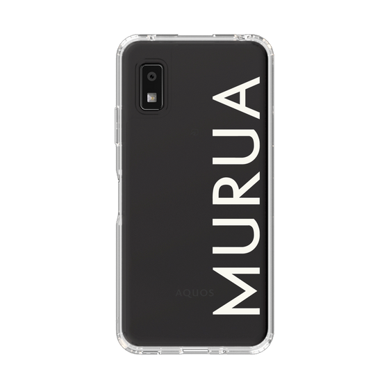 Slim Protection Case［ MURUA - Logo - White ］