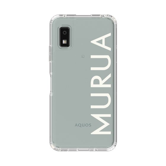 Slim Protection Case［ MURUA - Logo - White ］