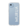 Slim Protection Case［ MURUA - Logo - White ］