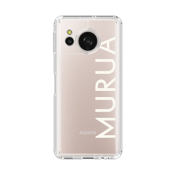 Slim Protection Case［ MURUA - Logo - White ］