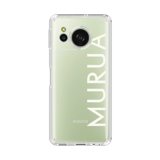 Slim Protection Case［ MURUA - Logo - White ］