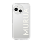 Slim Protection Case［ MURUA - Logo - White ］