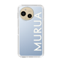 Slim Protection Case［ MURUA - Logo - White ］