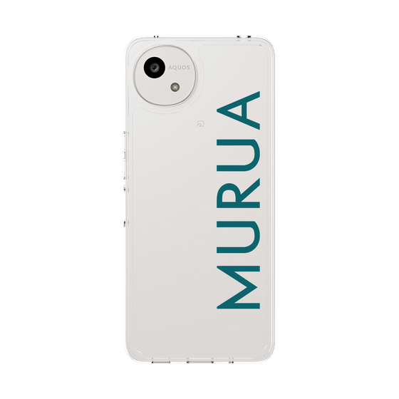 Slim Protection Case［ MURUA - Logo - Green ］