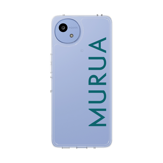 Slim Protection Case［ MURUA - Logo - Green ］