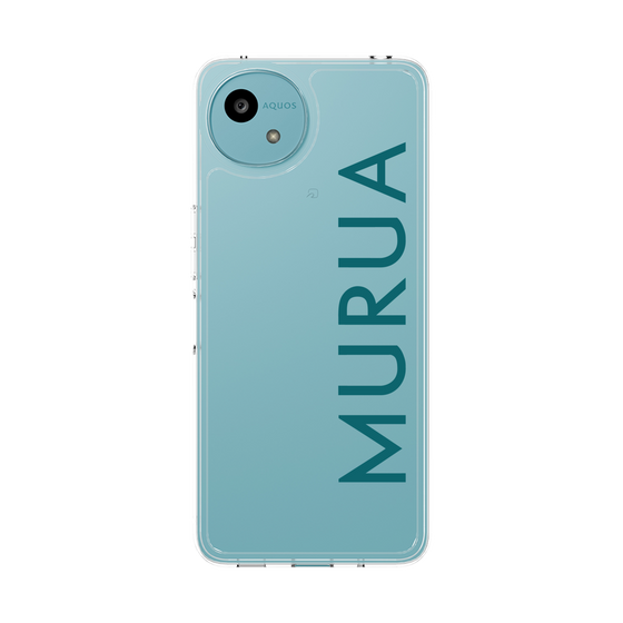 Slim Protection Case［ MURUA - Logo - Green ］