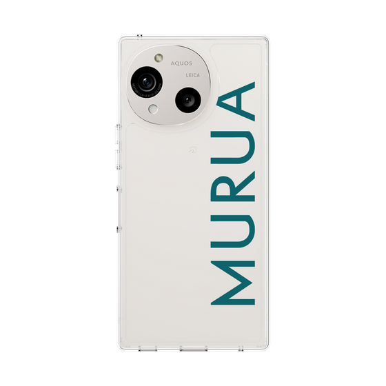 Slim Protection Case［ MURUA - Logo - Green ］