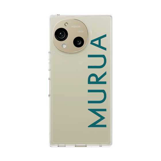 Slim Protection Case［ MURUA - Logo - Green ］