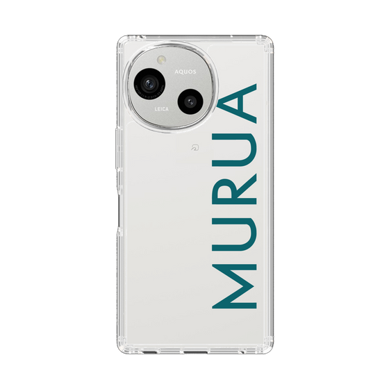 Slim Protection Case［ MURUA - Logo - Green ］