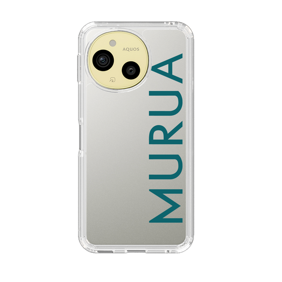 Slim Protection Case［ MURUA - Logo - Green ］