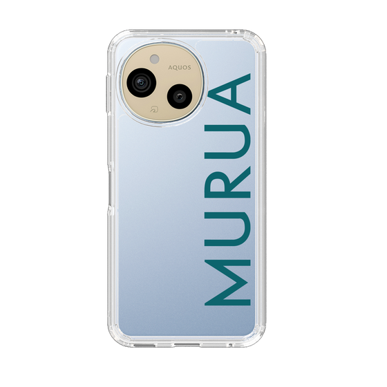 Slim Protection Case［ MURUA - Logo - Green ］