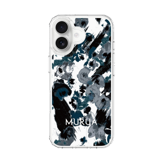 Slim Protection Case［ MURUA - Art print - Black × White ］