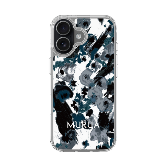 Slim Protection Case［ MURUA - Art print - Black × White ］