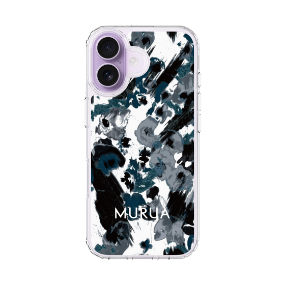 Slim Protection Case［ MURUA - Art print - Black × White ］