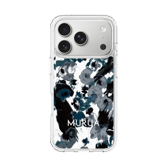 Slim Protection Case［ MURUA - Art print - Black × White ］