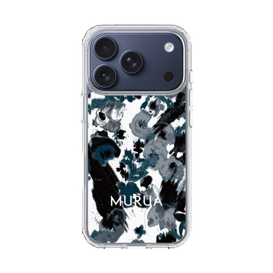 Slim Protection Case［ MURUA - Art print - Black × White ］