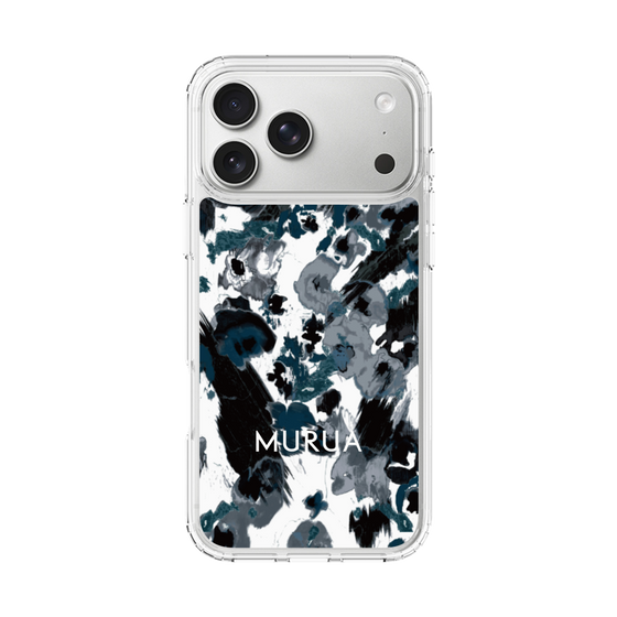 Slim Protection Case［ MURUA - Art print - Black × White ］