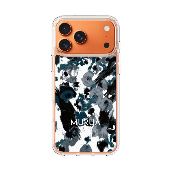 Slim Protection Case［ MURUA - Art print - Black × White ］