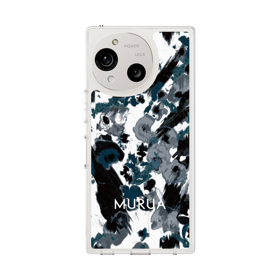 Slim Protection Case［ MURUA - Art print - Black × White ］