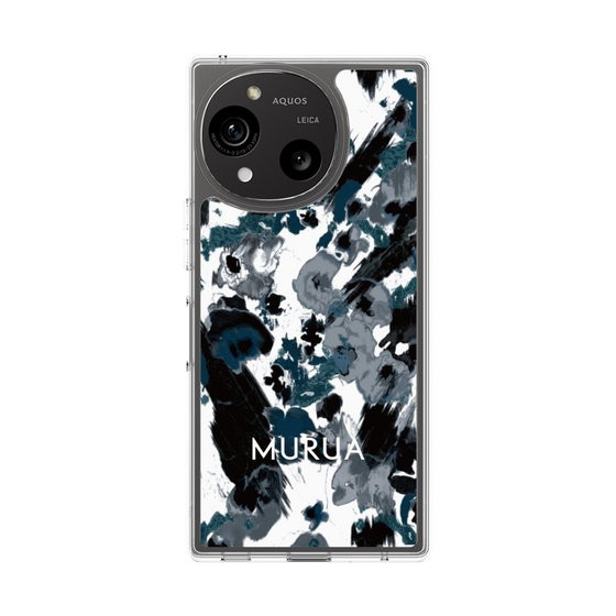Slim Protection Case［ MURUA - Art print - Black × White ］