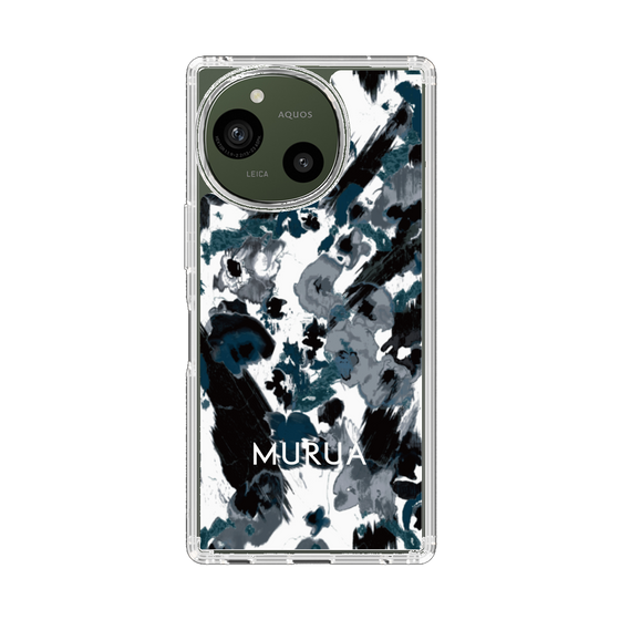 Slim Protection Case［ MURUA - Art print - Black × White ］