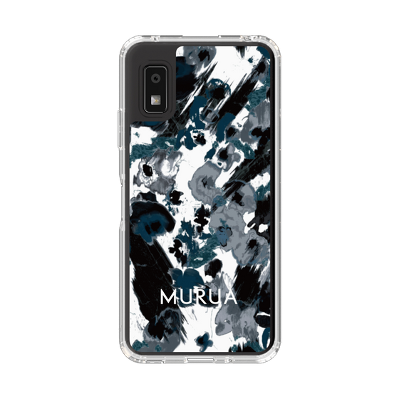 Slim Protection Case［ MURUA - Art print - Black × White ］
