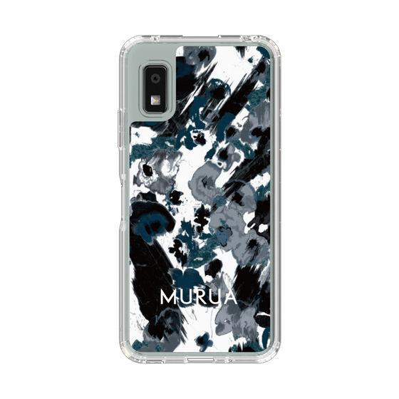 Slim Protection Case［ MURUA - Art print - Black × White ］
