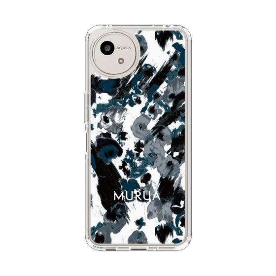 Slim Protection Case［ MURUA - Art print - Black × White ］