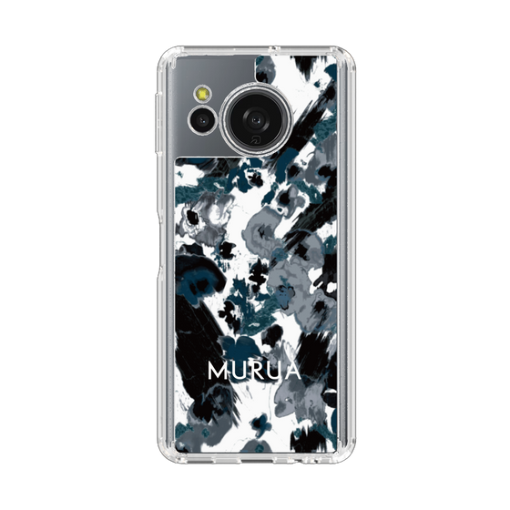 Slim Protection Case［ MURUA - Art print - Black × White ］