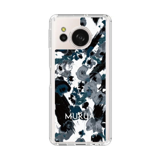 Slim Protection Case［ MURUA - Art print - Black × White ］