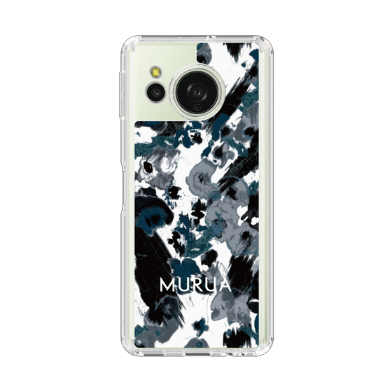 Slim Protection Case［ MURUA - Art print - Black × White ］