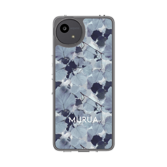 Slim Protection Case［ MURUA - Art print - Gray ］