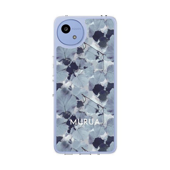 Slim Protection Case［ MURUA - Art print - Gray ］