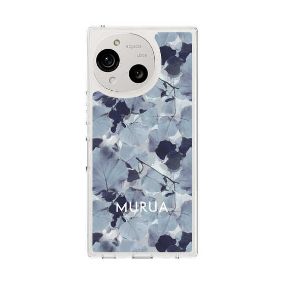 Slim Protection Case［ MURUA - Art print - Gray ］