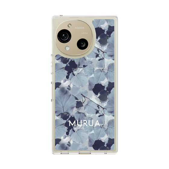 Slim Protection Case［ MURUA - Art print - Gray ］