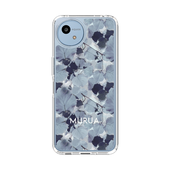 Slim Protection Case［ MURUA - Art print - Gray ］