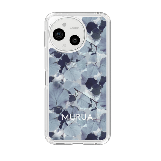 Slim Protection Case［ MURUA - Art print - Gray ］