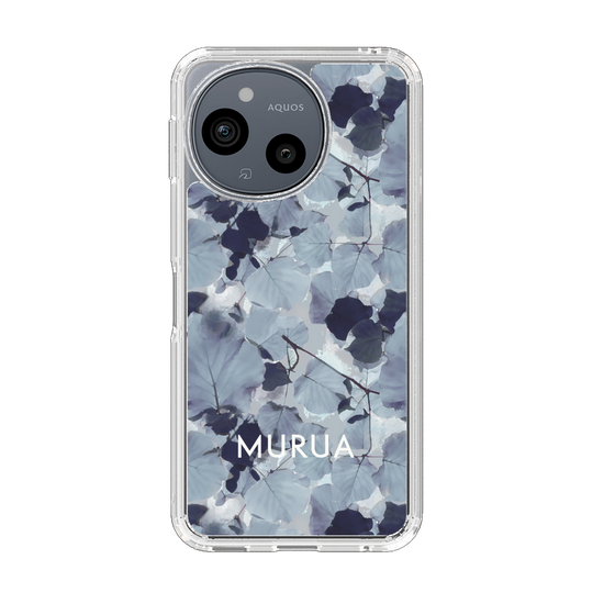 Slim Protection Case［ MURUA - Art print - Gray ］
