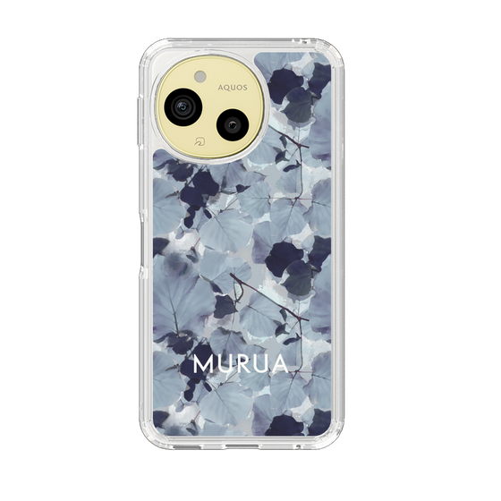 Slim Protection Case［ MURUA - Art print - Gray ］