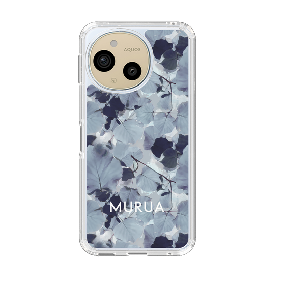Slim Protection Case［ MURUA - Art print - Gray ］