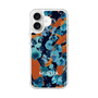 Slim Protection Case［ MURUA - Art print - Navy × Orange ］